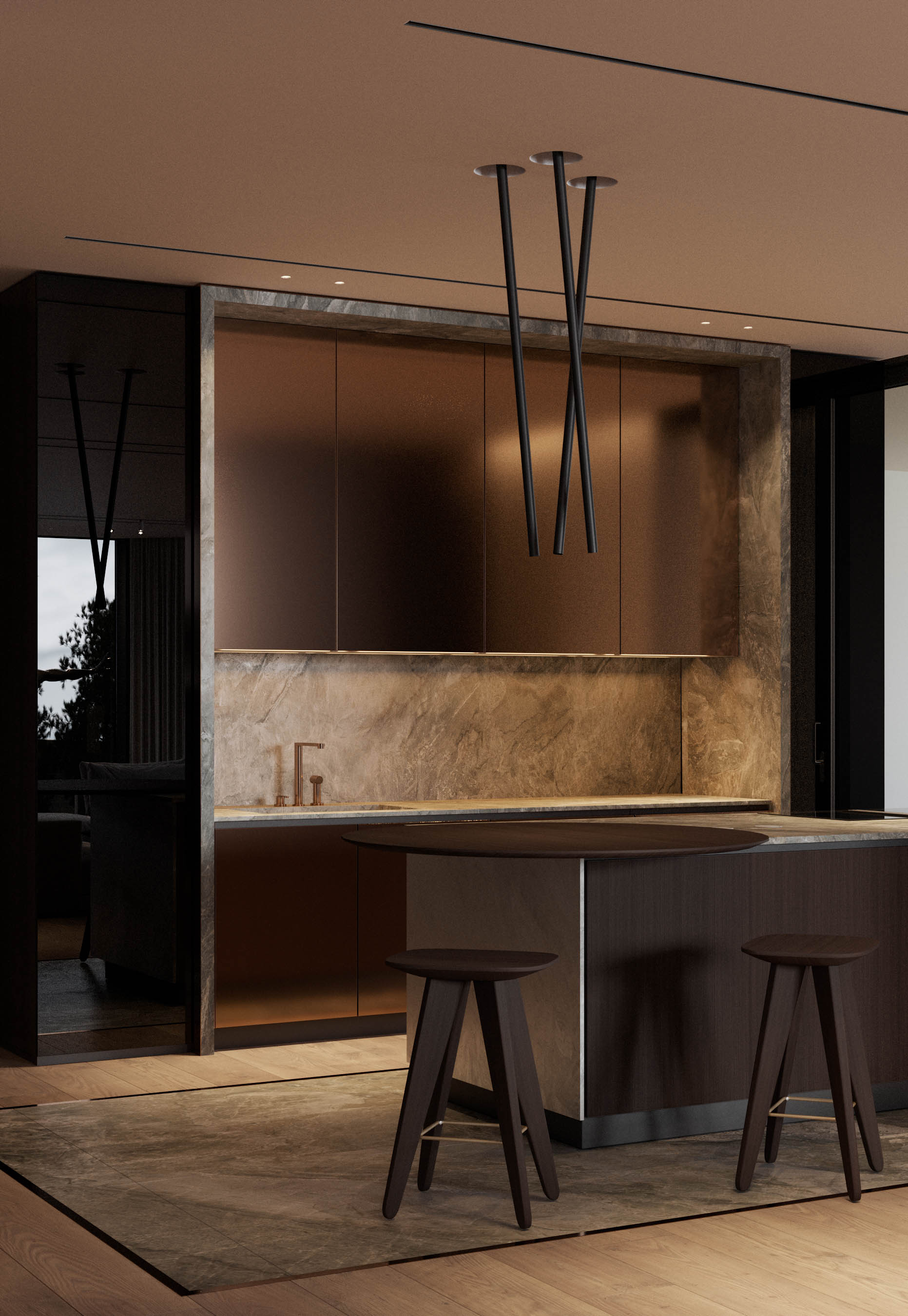 Luxury House Lake Snagov - interior design Hype Project - modern Poliform kitchen (4)